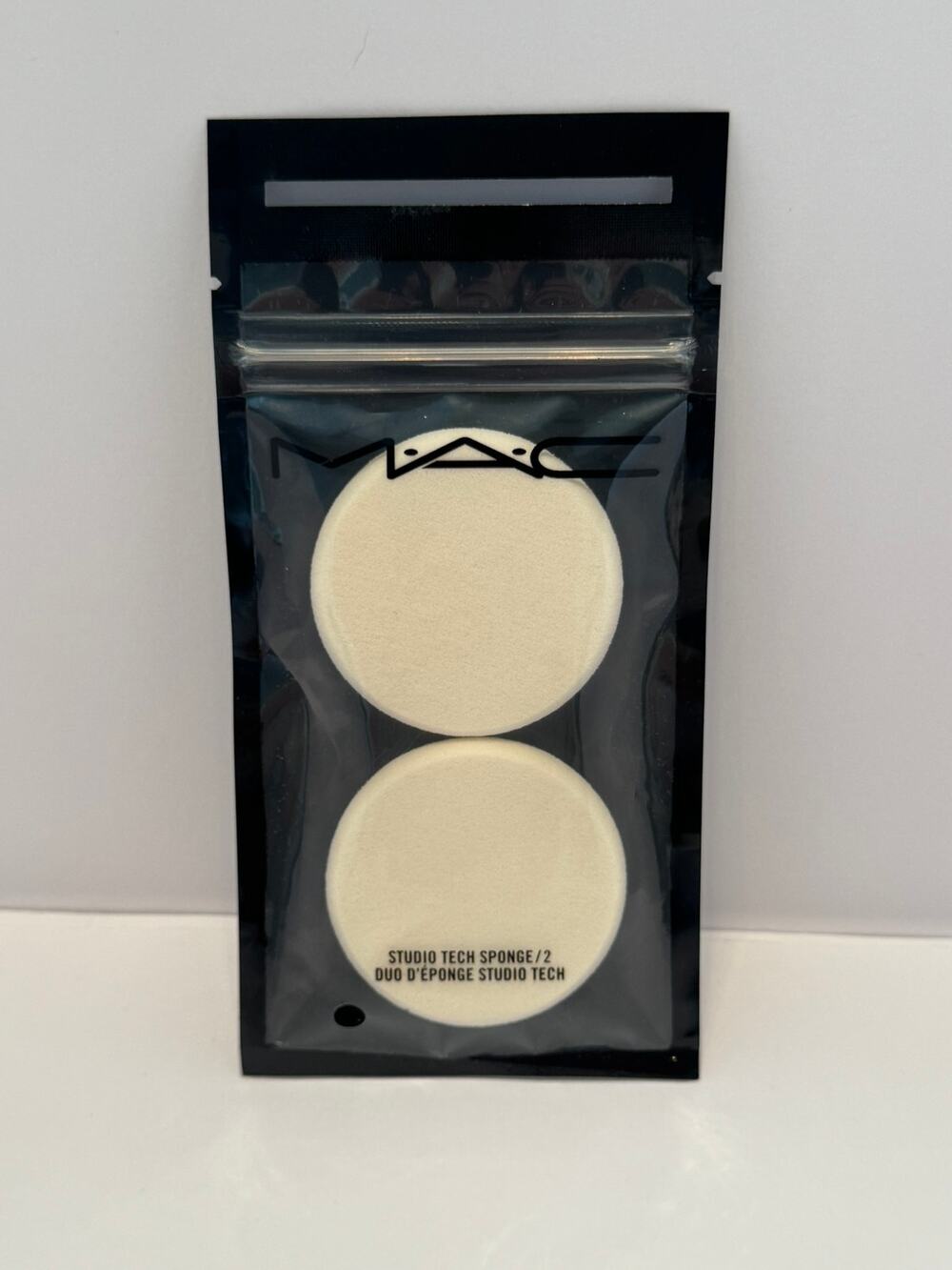 MAC Studio Tech Sponge 2 Duo Pack Foundation Makeup Applicators New